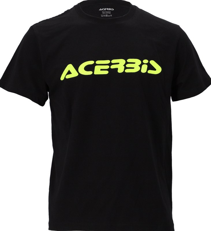 【Acerbis】T-LOGO, BLACK, Size S