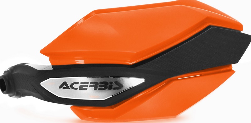 HANDGUARDS ARGON, ORANGE/BLACK - Webike Thailand