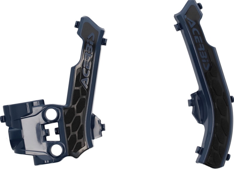 X-GRIP FRAME PROTECTOR, BLUE/BLACK - Webike Thailand