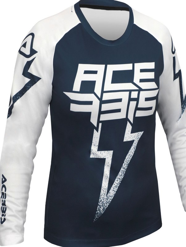 [Acerbis] JERSEY J-KID BLIZZARD, BLUE/WHITE, Size XS