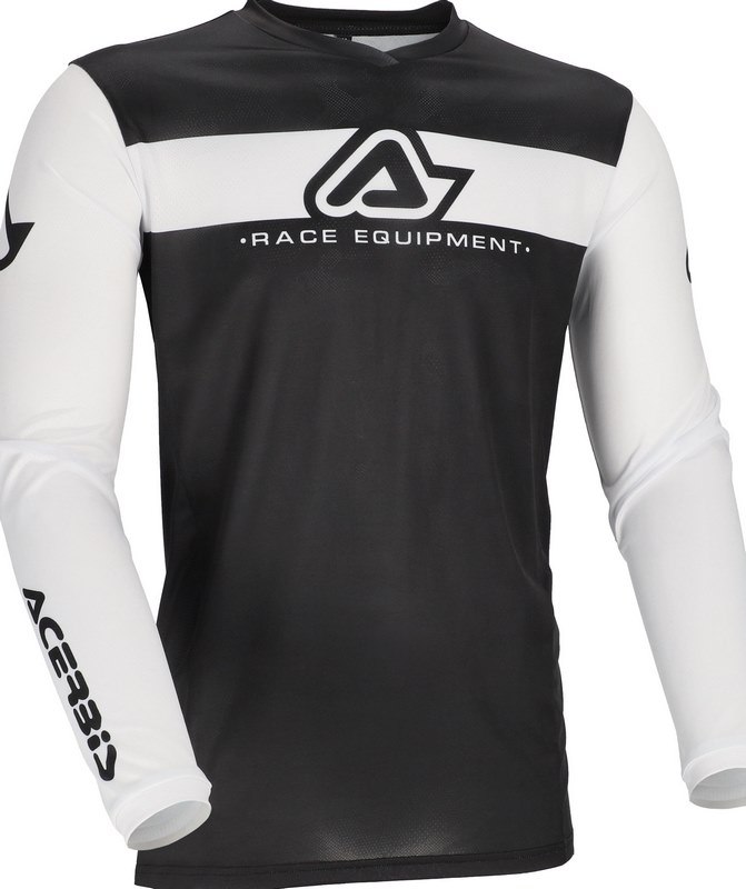 [Acerbis] JERSEY MX J-TRACK INC 2.0, WHITE/BLACK, Size S