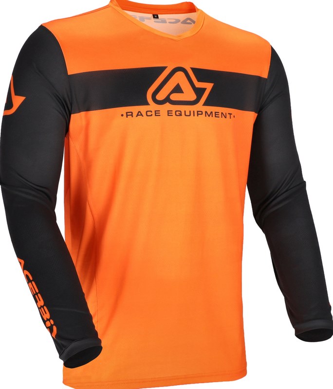 [Acerbis] JERSEY MX J-TRACK INC 2.0, BLACK/ORANGE, Size S
