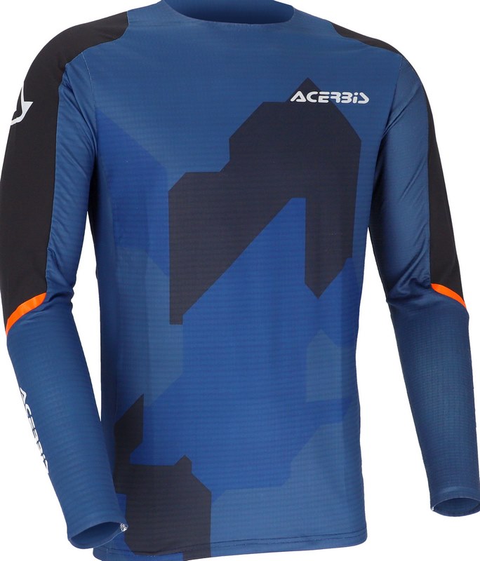 [Acerbis] X-DURO WINTER JERSEY 3.0, BLUE/ORANGE, Size S