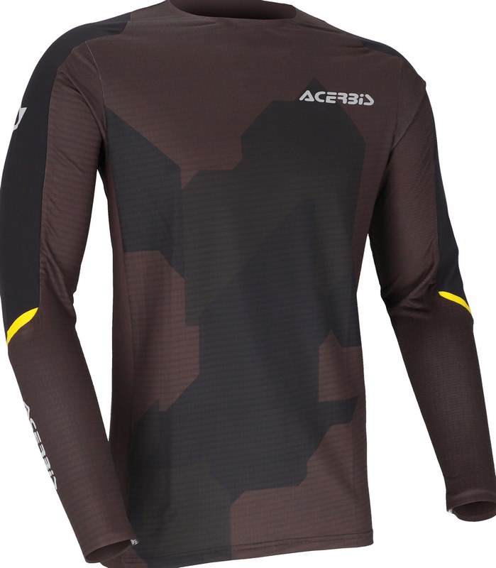[Acerbis] X-DURO WINTER JERSEY 3.0, BLACK/YELLOW, Size S