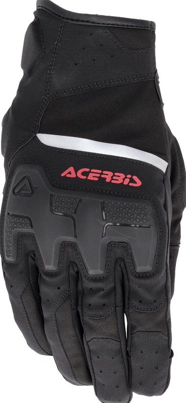 [Acerbis] GLOVES CE X-STREET WP, BLACK/RED, Size XS