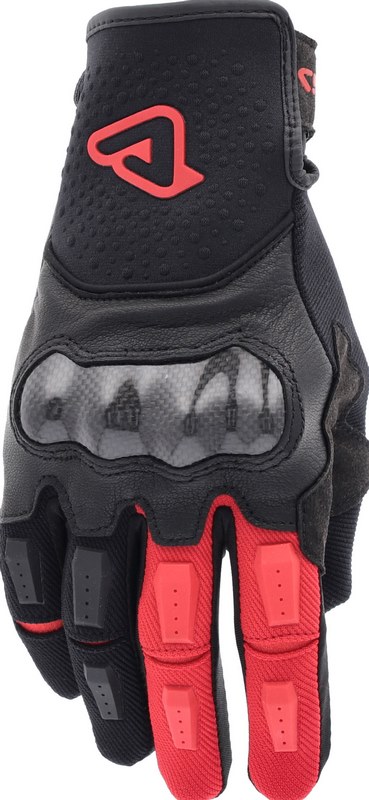 [Acerbis] GLOVES CARBON G 5.0, BLACK/RED, Size XS