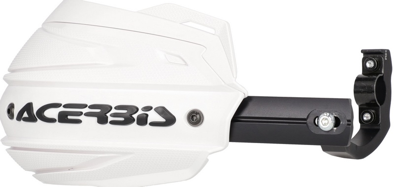 ADV TYPE D HANDGUARDS, WHITE/BLACK - Webike Thailand