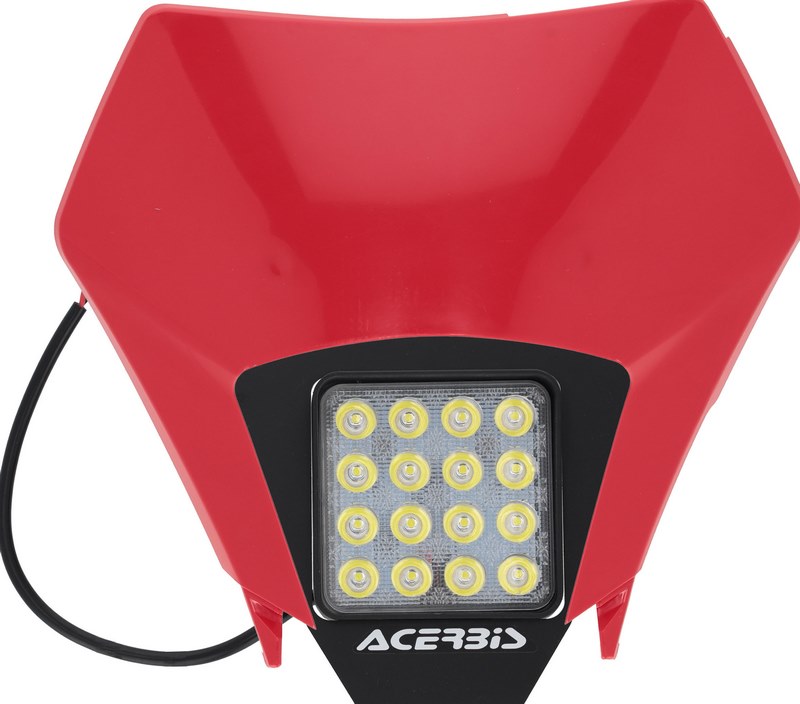 HEADLIGHT MASK VSL, RED - Webike Thailand