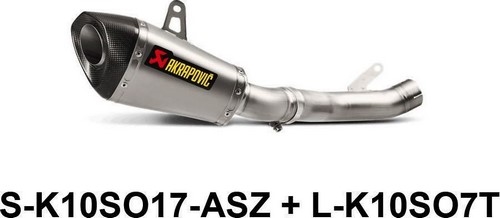 Akrapovic Optional Link Pipe Titanium for Kawasaki Ninja ZX-10R 2004-2018 | L-K10SO7T - Webike Thailand