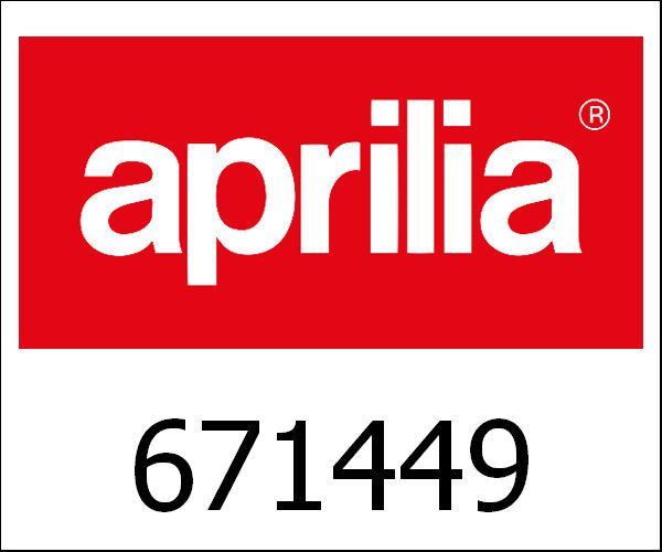 APRILIA / アプリリア純正 "Emission Control" Sticker|671449