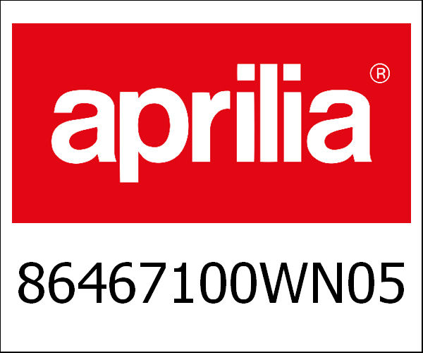 APRILIA / アプリリア純正 Cto.Tapa Post.Iz.Drd Rac.Ngr.Omb.08|86467100WN05