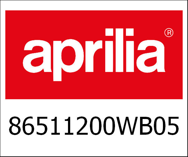 APRILIA / アプリリア純正 Flank Lat.Bovenzijde Rechts Wit Cycl.Rs|86511200WB05