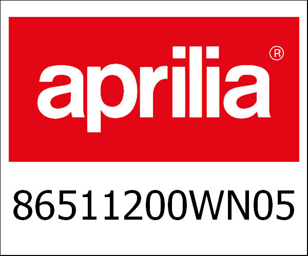 APRILIA / アプリリア純正 Flank Bovenzijde Rechts Zwart Ngr.Omb.Rs|86511200WN05
