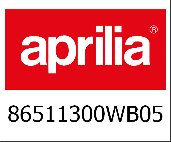 APRILIA / アプリリア純正 Flank Bovenzijde Links Wit Cycl.Rs 50Cc|86511300WB05