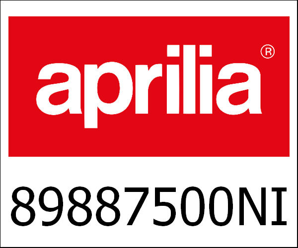 APRILIA / アプリリア純正 Lh Rear Fairing, Black|89887500NI