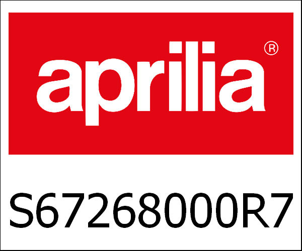 APRILIA / アプリリア純正 Left Side Cover Dragon Red 894|S67268000R7