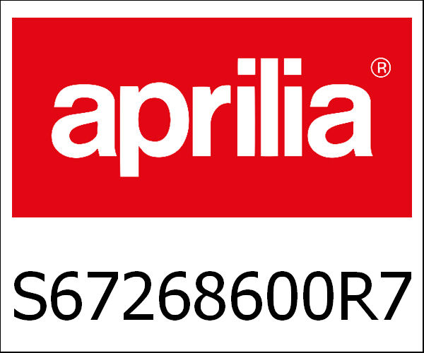 APRILIA / アプリリア純正 Left Terminal Spoiler Dragon Red 894|S67268600R7