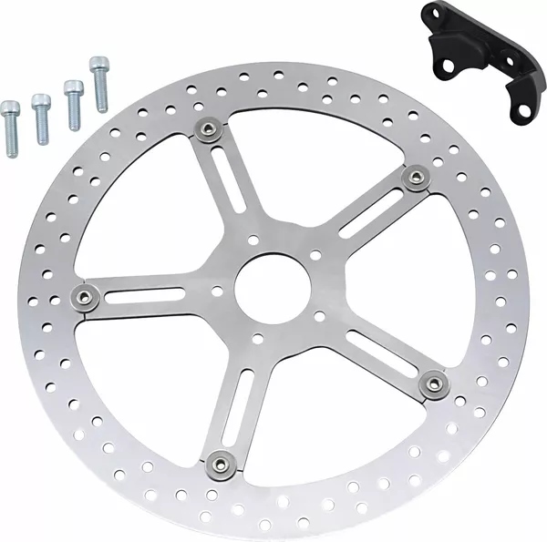 [Arlen Ness] Arlen Ness Big Brake Floating Rotor Kit Silver | 02-983