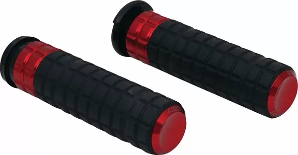 [Arlen Ness] Arlen Ness SpeedLiner Grips Red | 500-019