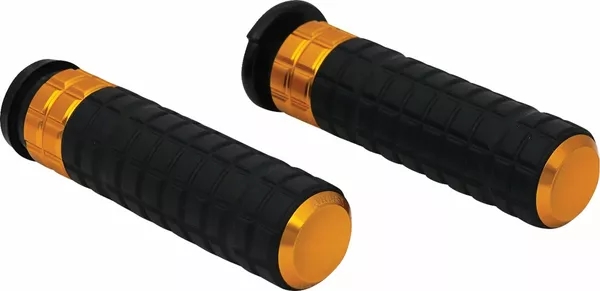 [Arlen Ness] Arlen Ness SpeedLiner Grips Gold | 500-020