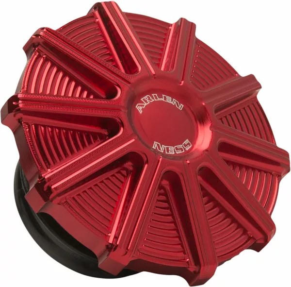 [Arlen Ness] Arlen Ness Vented Gas Cap Red | 701-006