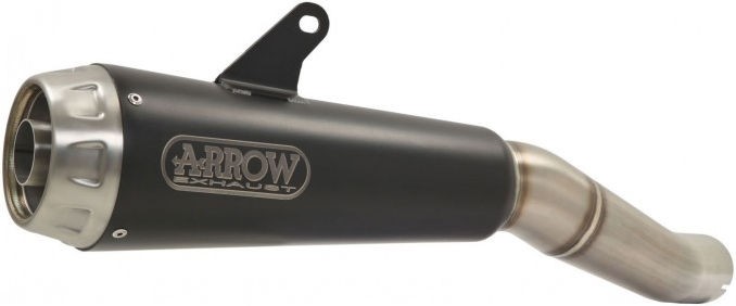 NICHROM DARK PRO-RACE SILENCER WITH WELDED LINK PIPE - Webike Thailand