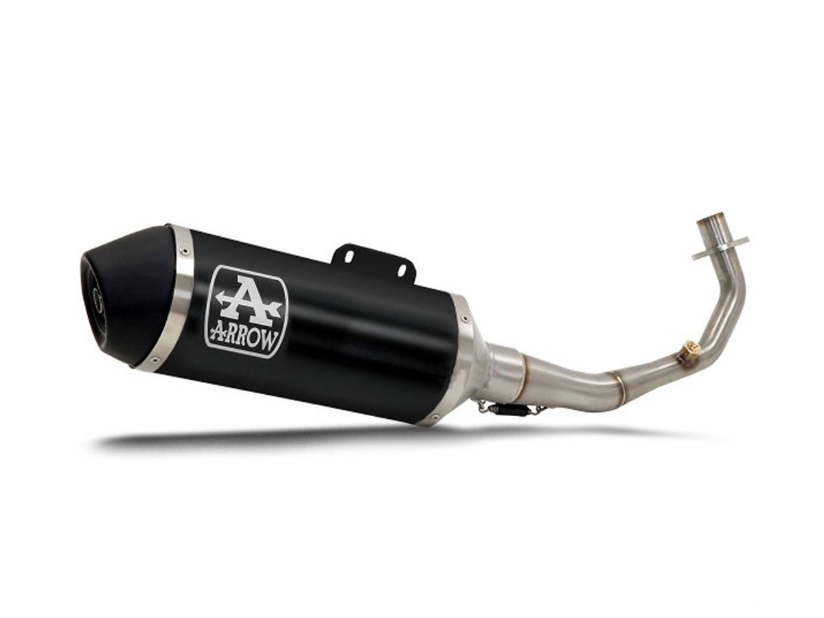 Full System Exhaust Urban Approved In Dark Aluminum - Webike Thailand