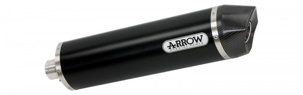 Exhaust Muffler Silencer Maxi Race-Tech Aluminum Dark End Cap Carbon Ece Euro4 Approved - Webike Thailand