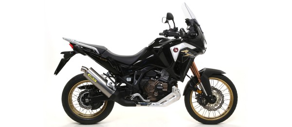 Exhaust Muffler Silencer Arrow Maxi Race-Tech Titanium End Cap Stainless Steel Approved Ece Euro4 - Webike Thailand