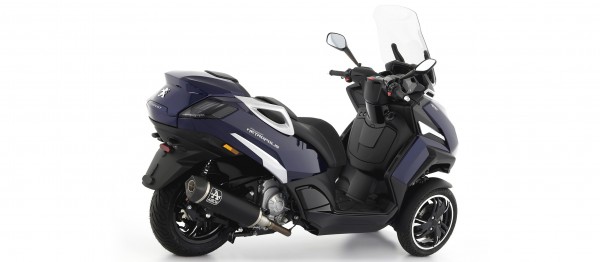 Scooter Urban aluminium Dark silencer with carbon end cap, Endcap Carbon, ECE Homologated, Included DB-Killer - Webike Thailand