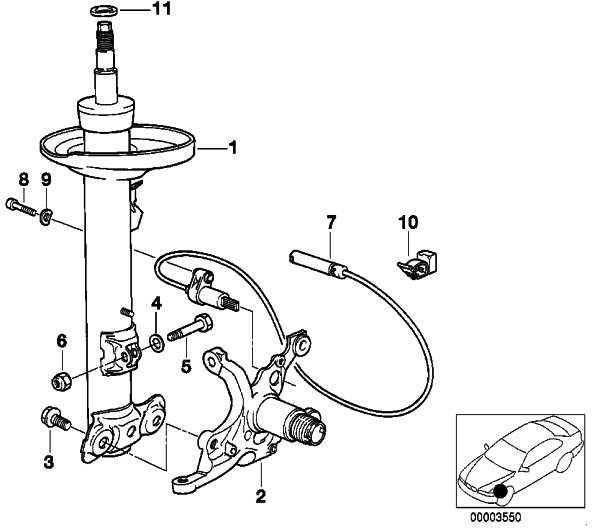 BMW純正ネジ秋補正M12x45 3シリーズZ3（07119900587）| 07119900587