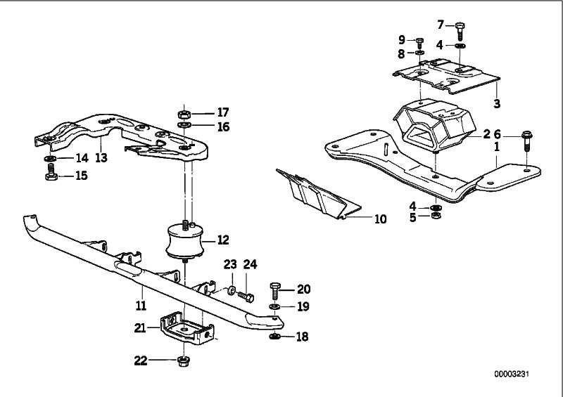 BMW純正シリンダースクリューM10x20 3シリーズ（07119901039）| 07119901039
