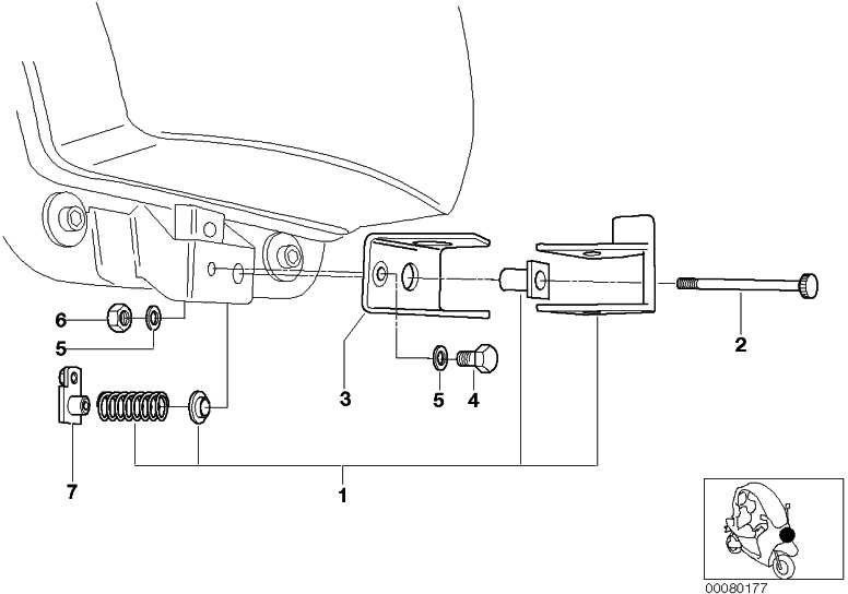BMW純正シリンダースクリューM4x12（07119902162）| 07119902162