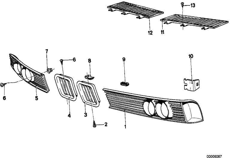 BMW本物のLinnsenklecht Screw ST3.5x9.5 3シリーズ6シリーズ8シリーズZ1（07119902524）| 07119902524