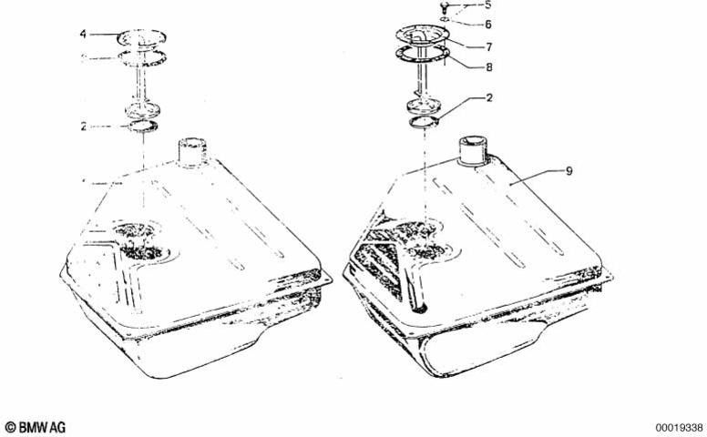BMW本物の6つのCanter M4X14-8.8-ZNS（07119902544）| 07119902544