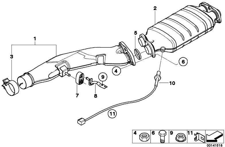BMW純正6つのCanter M8X40-8.8-ZNS3 5シリーズ7シリーズ（07119902910）| 07119902910