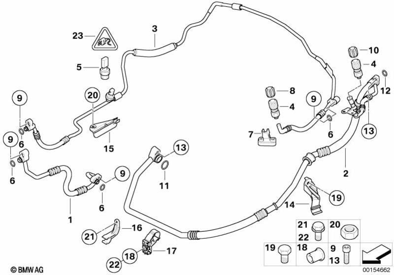 BMW純正シリンダーネジM6x8-A2-70（07119903399）| 07119903399