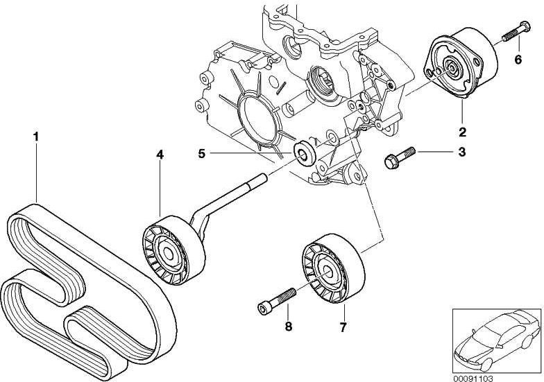 BMW純正6つのCanter M6X30-ZNS3 1シリーズ5シリーズ7シリーズX1 X3 X5 Z4 MINI（07119904116）| 07119904116