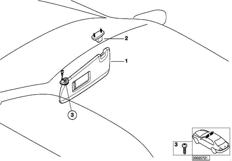 BMW本物のシートメタルスクリューST4.8x19 SW 1シリーズ6シリーズZ4 Z8（07119904255）| 07119904255