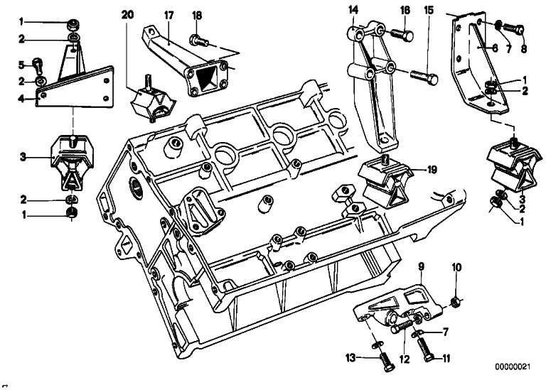 BMW Genoine Six Cancer M8X50 3シリーズ7シリーズ8シリーズM1 X3 X5 Z3 Z4 MINI（07119904533）| 07119904533