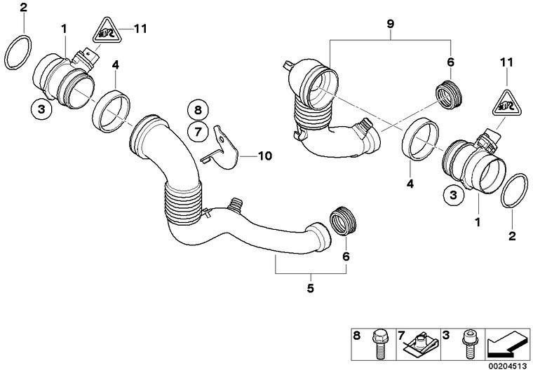 disc m6x25-u2（07119905014）のBMW純正シリンダーネジ| 07119905014