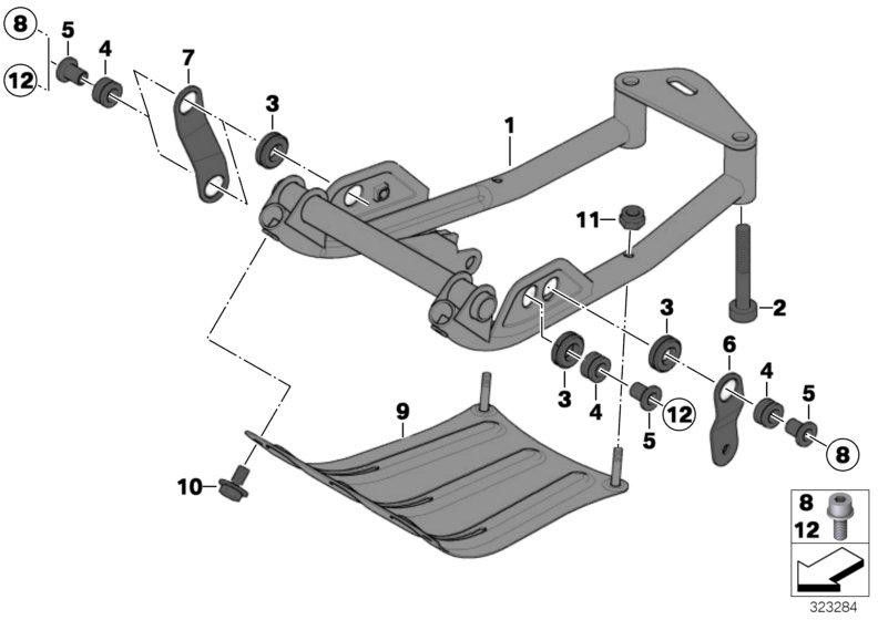 BMW純正シリンダーネジM6x22（07119905182）| 07119905182