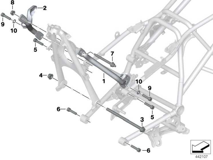 BMW純正シックスカントナットM10x1 K26 K28 K27 27 2シリーズX1 MINI I8（07119905307）| 07119905307