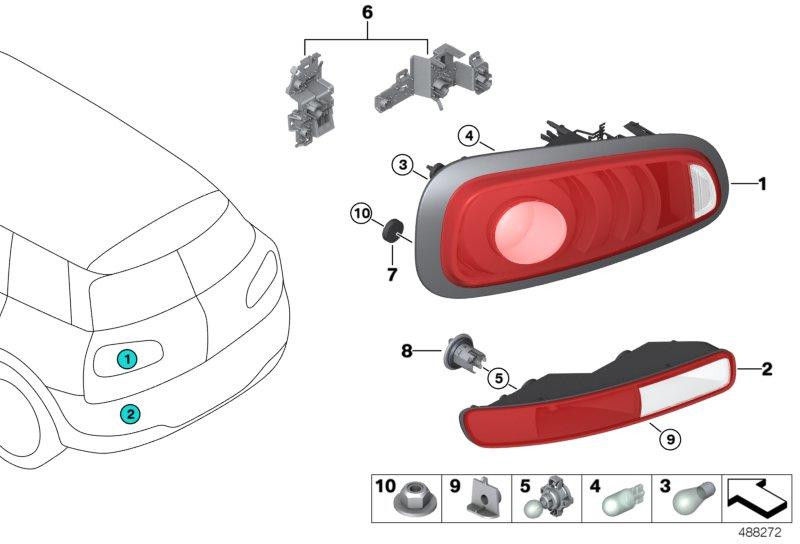 BMW本物のCillランプ24W 12V（07119905467）| 07119905467
