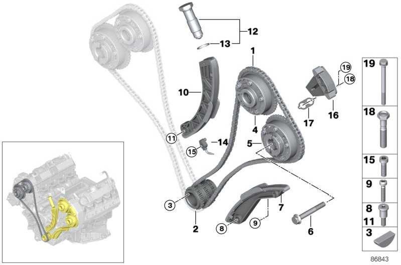 BMW純正シリンダースクリューM6x20-8.8-PHROT X5シリーズ7シリーズX3 3シリーズ（07119906055）| 07119906055