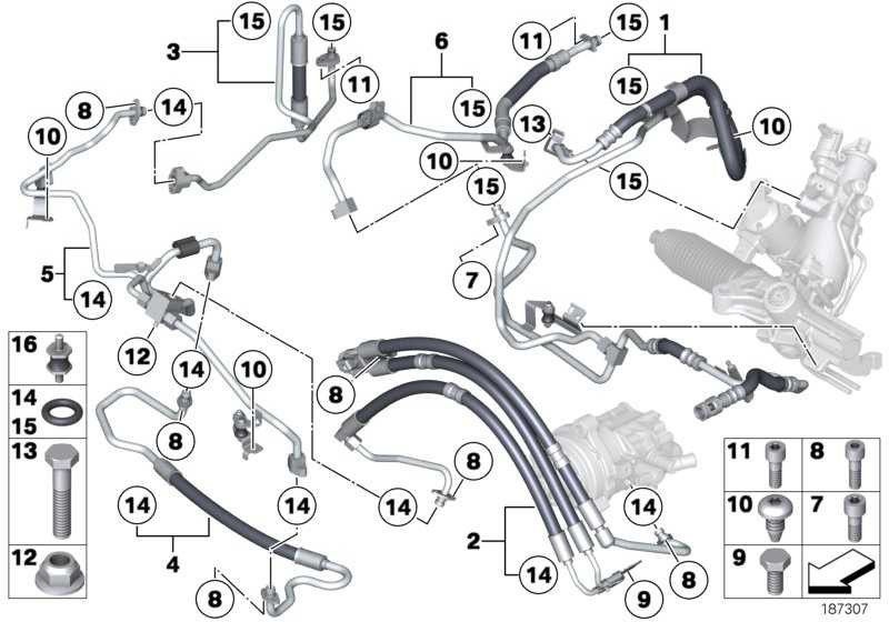 BMW本物のシリンダースクリューM6x18-10.9-ZNS3 5シリーズ7シリーズx5 x6（07119906651）| 07119906651