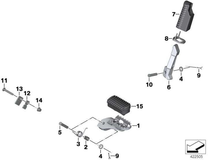 BMW純正ワッシャーD = 8mm K72 K70 K42 K75（0711990667）| 0711990667