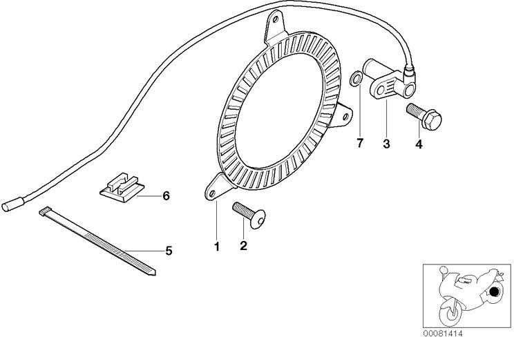 BMW純正フラットヘッドスクリューM5x10-10.9 ZNS3（07119906809）| 07119906809
