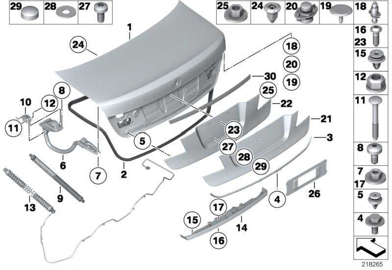 BMW本物のflachkopfネジM5x12 5シリーズ（07119906949）| 07119906949
