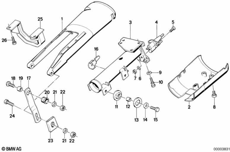 BMW本物のリンセンスクリューM6x12（07119907649）| 07119907649